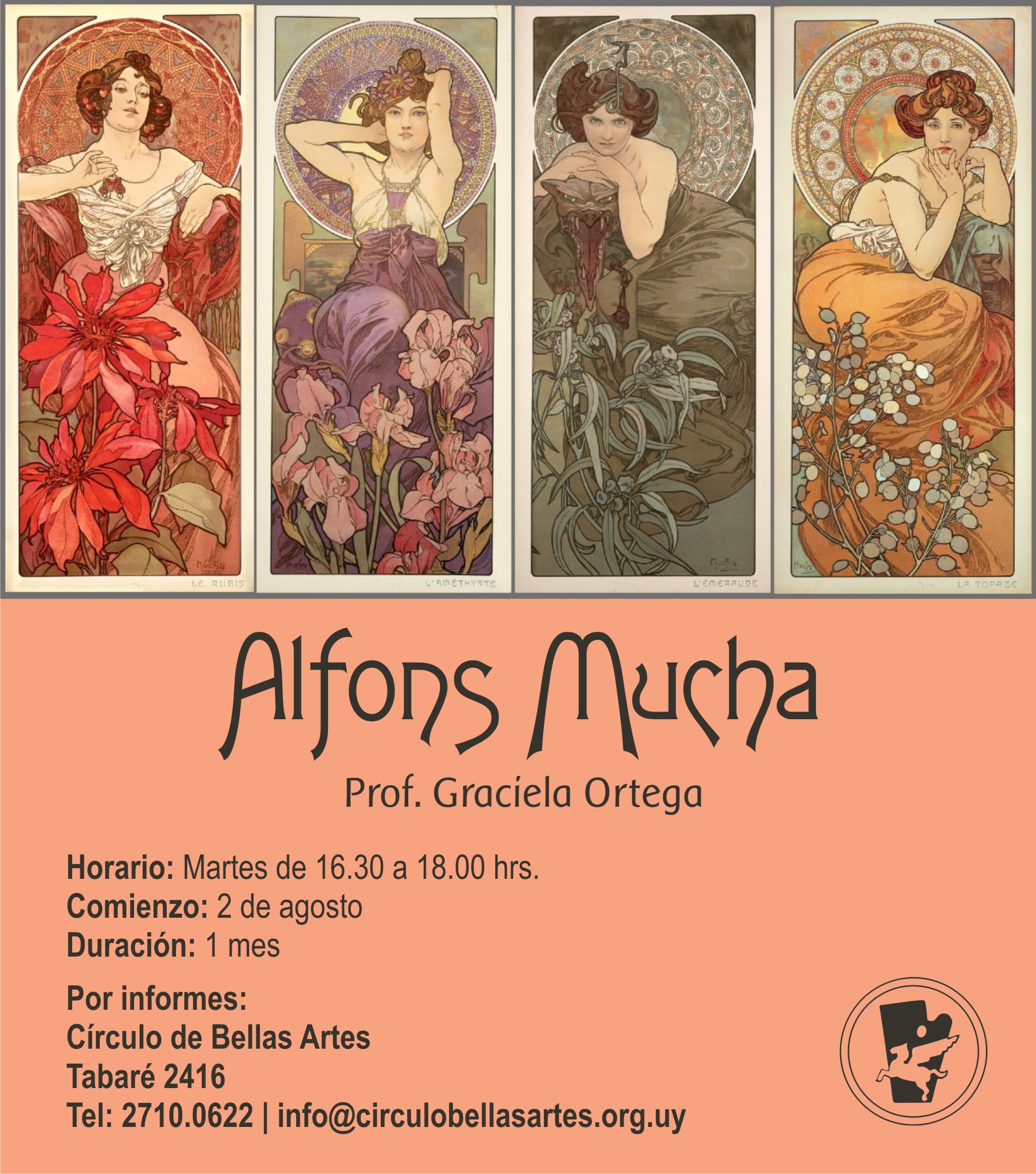 Alfons Mucha por la Prof. Graciela Ortega